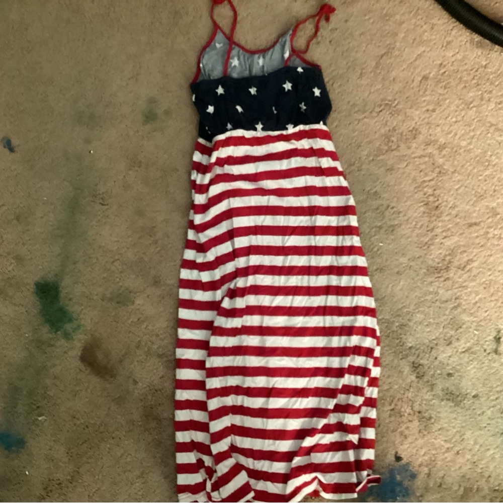 Girls American flag dress